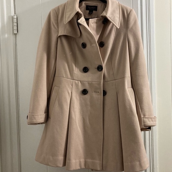 Blush pink waisted coat - Picture 5 of 6